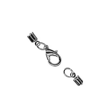 Fermoir à Bijoux Monté 2 mm Couleur argent - Rayher Certifié