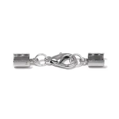 Fermoir à Bijoux Monté 4 mm Couleur argent - Rayher Meilleur Choix