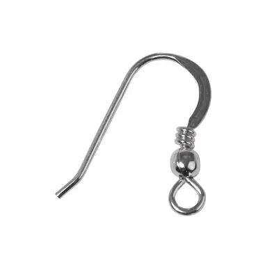 Usine Directe Crochet d'oreille 20 mm 925 2 pcs Couleur argent - Rayher