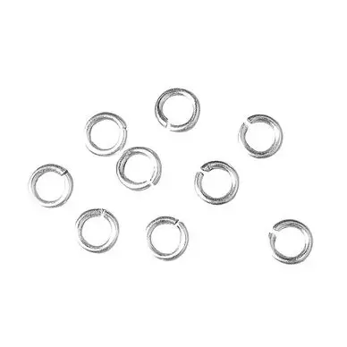 Prix Cassé Anneau Fendu 10 mm 40 pcs Couleur argent - Rayher