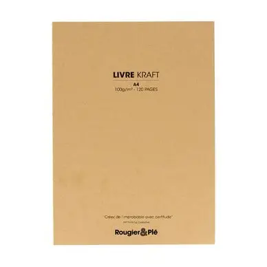 Must-Have Livre papier Kraft 100 g/m² 120 feuilles - Rougier&Plé