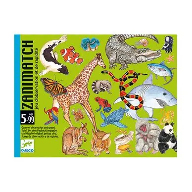 Solde Jeu de cartes Zanimatch - Djeco
