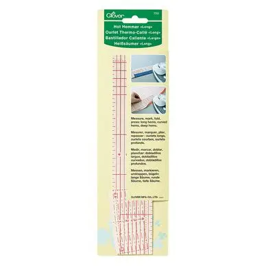 Marqueur d'Ourlet Gradué Thermorésistant Long - Clover Quantité Limitée
