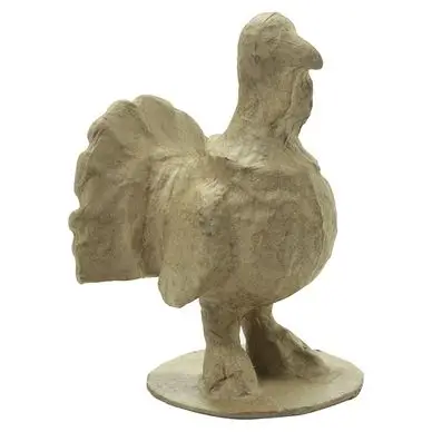 Haute Qualité Dinde en papier mâché 8,5 cm - Décopatch