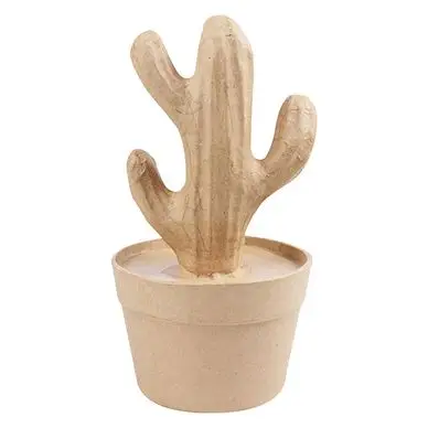 Cactus colonne 9,5 x 9,5 x 18,5 cm - Décopatch Nouveauté