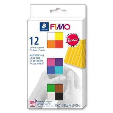 Réduction Pâte à modeler Polymère Coffret Soft 12 x 26 g - Fimo