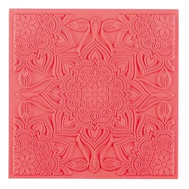 Tapis de texture pour pâte polymère 9 x 9 cm Boho Chic - Graine Créative Authentique