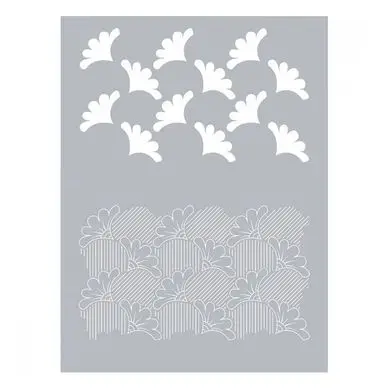 Pochoir pour pâte polymère 114 x 153 mm Wax - Graine Créative Livraison Express
