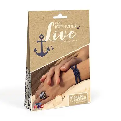 Kit bijoux porte-bonheur Live - Graine Créative Paiement Sécurisé