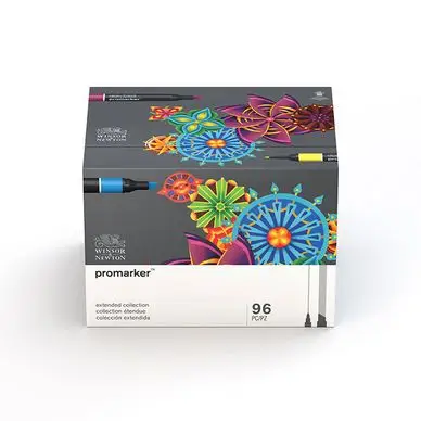 Nouvelle Collection Feutre à alcool Promarker Collection 96 couleurs - Winsor & Newton