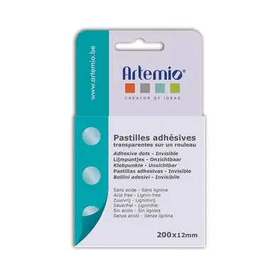 Bon Plan Pastilles adhésives permanentes ø 12 mm 200 pcs Transparent - Artemio