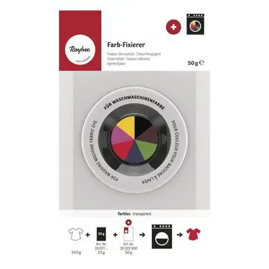 Fixateur pour teinture textile en machine à laver - Rayher Expédition Rapide
