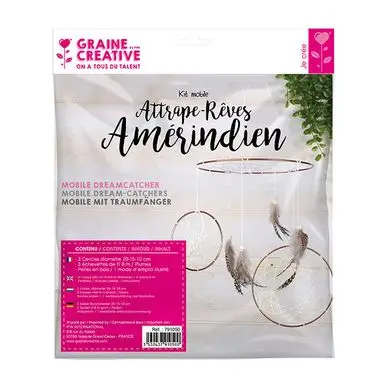 Attrape-rêves Kit amérindien - Graine Créative Offre Du Jour