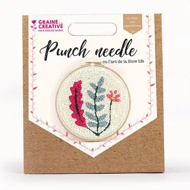 Kit créatif de broderie Punch needle - Graine Créative Affaire À Saisir