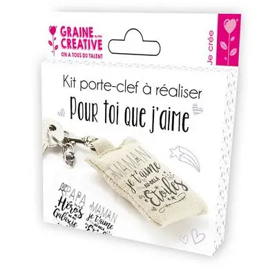 Offre Limitée Porte-clefs Kit Papa / Maman - Graine Créative