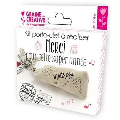 Paiement Sécurisé Porte-clefs Kit Maître / Maîtresse - Graine Créative