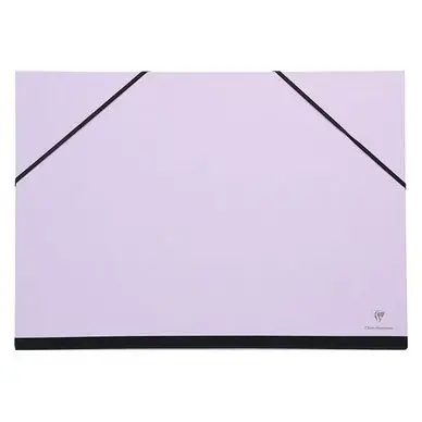 Carton à dessin à élastiques 37 x 52 cm Lilas - Clairefontaine Vente Flash
