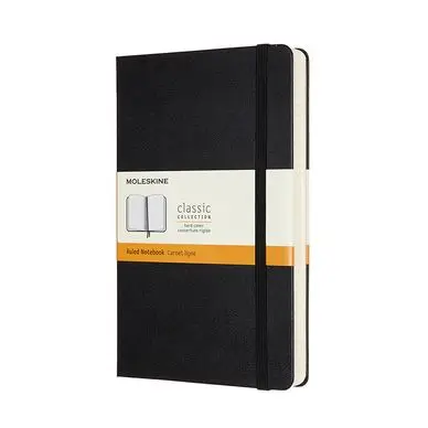 Bon Plan Carnet de Notes Classic Rigide Ligné 13 x 21 cm Noir - Moleskine