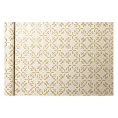 Kraft brut 70g/m² motif Fleurs blanches Rouleau 35 cm x 5 m - Clairefontaine Expédié Aujourd'hui
