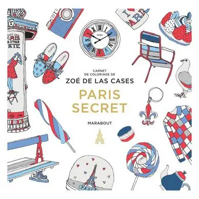 Bon Plan Livre Carnet de coloriage Paris secret - Marabout