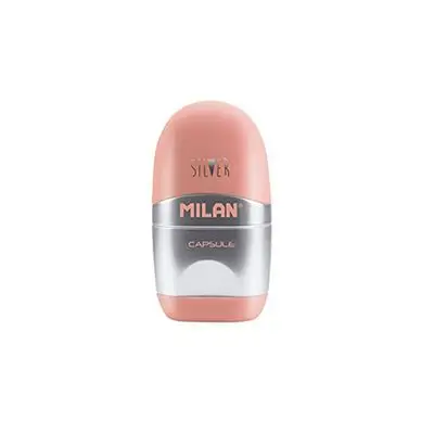 Meilleur Choix Taille-crayons + gomme Capsule Silver - MILAN