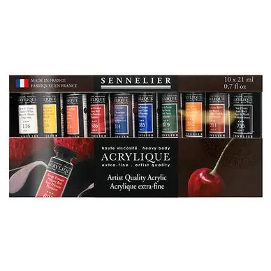 Acheter En Ligne Peinture acrylique extra-fine Set 10 x 21 ml - Sennelier
