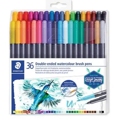 Feutre double pointe Marsgraphic Duo 36 couleurs - Staedtler Nouvelle Collection