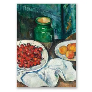 Mini Artbook Cézanne Cerises 12 x 17 cm - Alibabette Éditions Remise