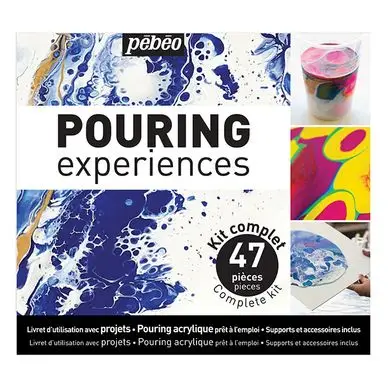 Commande En Gros Kit de peinture à effets Pouring expériences - Pébéo