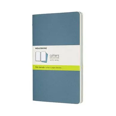 Cahier Bleu 13 x 21 cm 3 pcs - Moleskine Promotion Saisonnière