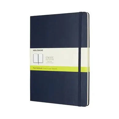 Carnet de notes Classic 19 x 25 cm Bleu saphir - Moleskine Offre Du Jour