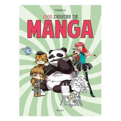 Livre 1000 dessins de manga - Éditions Vigot Super Prix