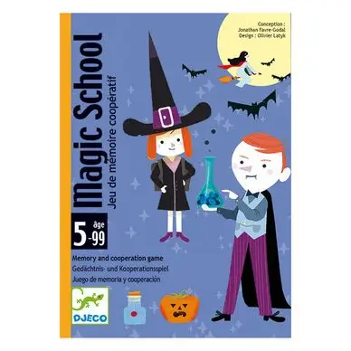 Jeu de cartes Magic School - Djeco Prix Choc