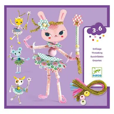 Activité enfilage Les petits Mes fées et moi - Djeco Produit De Marque