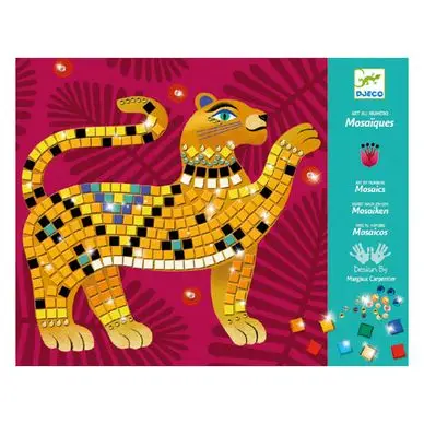 Collage mosaïque Au cœur de la jungle - Djeco Nouveauté