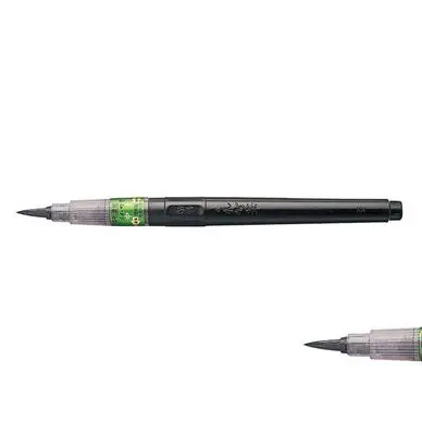 Dernière Chance Pinceau réservoir d’encre Fude Pen Chu-Buto n°25 Noir - Kuretake
