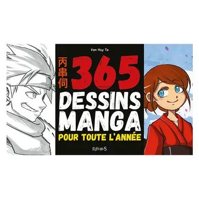 Affaire À Saisir Livre 365 Dessin manga pour toute l'année - Fleurus