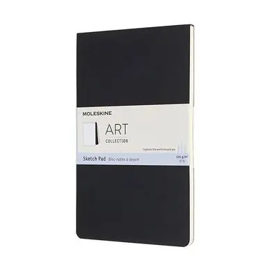 Bon Plan Carnet de croquis Art 13 x 21 cm Noir - Moleskine