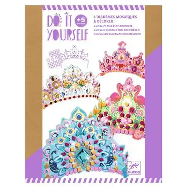 Activité DIY Mosaïques Diadèmes - Djeco Bon Marché