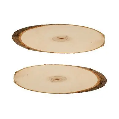 Rondelle de peuplier ovale 37 x 42 cm 2 pcs - Artemio Prix Réduit
