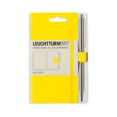 Attache stylo pour carnet Pen Loop Citron - Leuchtturm1917 Satisfait Ou Remboursé