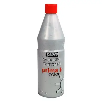Peinture enfant gouache Prima 1000 ml Argent - Pébéo Nouvel Arrivage