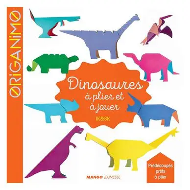 Nouvel Arrivage Livre Dinosaures à plier et à jouer - Mango