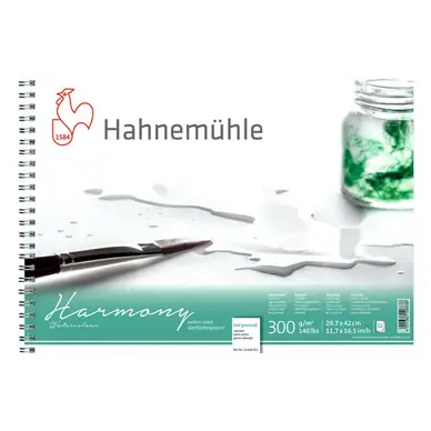 Bloc de papier Aquarelle Harmony grain satiné 12 feuilles - Hahnemühle Achat Immédiat