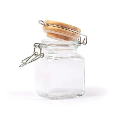 Mini bocal en verre carré H.7,5 cm - Graine Créative Achat Immédiat