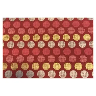 Papier indien 50 x 70 cm 120 g/m² Cercle Rouge Rose Or & Argent - Esprit Papier Commander Vite