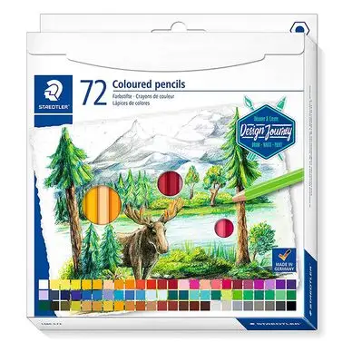 Crayon de couleur hexagonal 146C Boîte de 72 couleurs - Staedtler Jusqu'à Épuisement Des Stocks