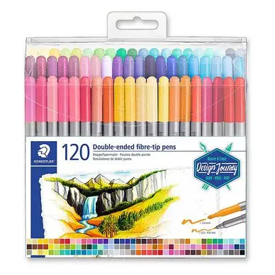 Nouvel Arrivage Feutre double pointe Twin-tip 120 pcs - Staedtler