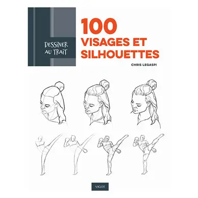 Achetez Aujourd'hui Livre Dessiner au trait 100 visages et silhouettes - Éditions Vigot