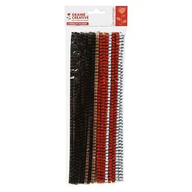 Chenille cure-pipe Tigré 30 cm 40 pcs - Graine Créative Acheter En Ligne